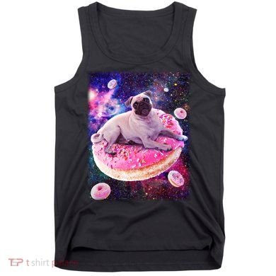 Space Donut Pug Tank Top