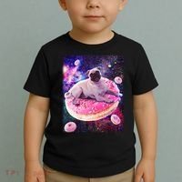 Space Donut Pug Toddler T-Shirt thumb 2