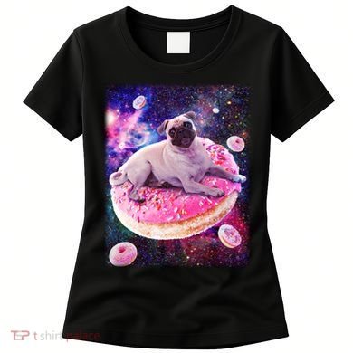 Space Donut Pug Women's T-Shirt