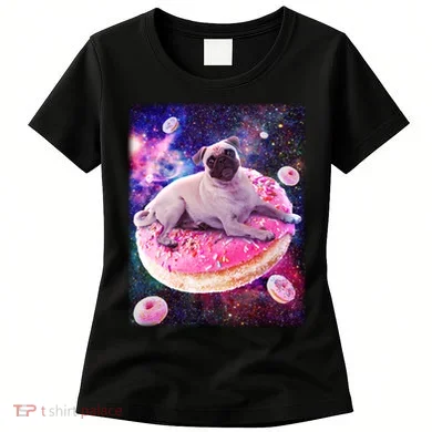 Space Donut Pug Women's T-Shirt