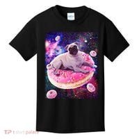 Space Donut Pug Kids T-Shirt thumb 0
