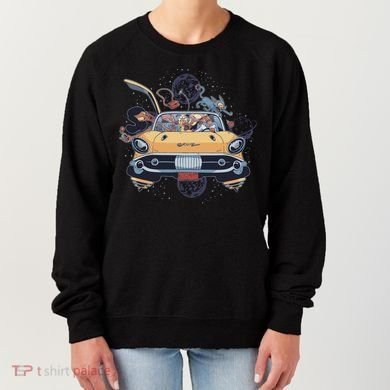 Space Family Cartoon Women's Sweatshirt