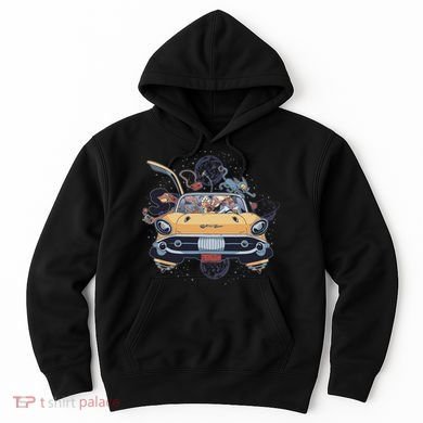Space Family Cartoon Hoodie