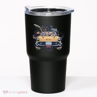 Space Family Cartoon Tumbler thumb 0