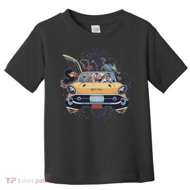 Space Family Cartoon Toddler T-Shirt