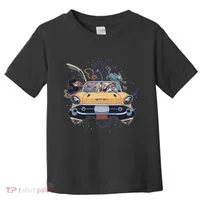 Space Family Cartoon Toddler T-Shirt thumb 0