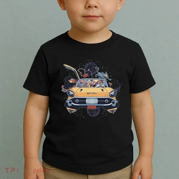 Space Family Cartoon Toddler T-Shirt