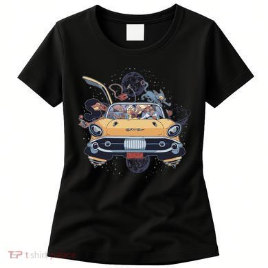 Space Family Cartoon Women's T-Shirt