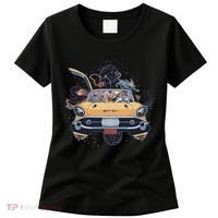Space Family Cartoon Women's T-Shirt thumb 0