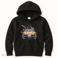 Space Family Cartoon Kids Hoodie thumb 0