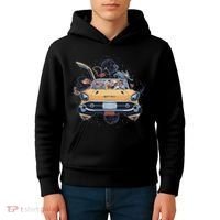 Space Family Cartoon Kids Hoodie thumb 4