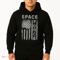 Space Force Grunge Flag Hoodie thumb 2