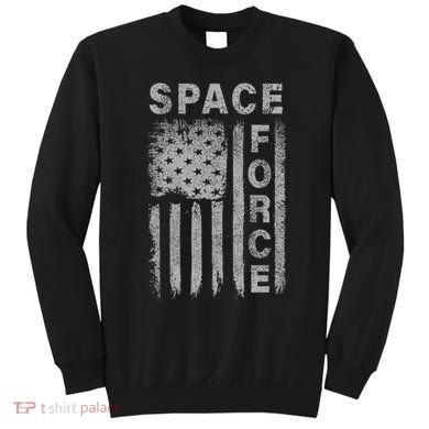 Space Force Grunge Flag Sweatshirt