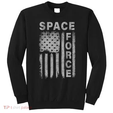 Space Force Grunge Flag Sweatshirt