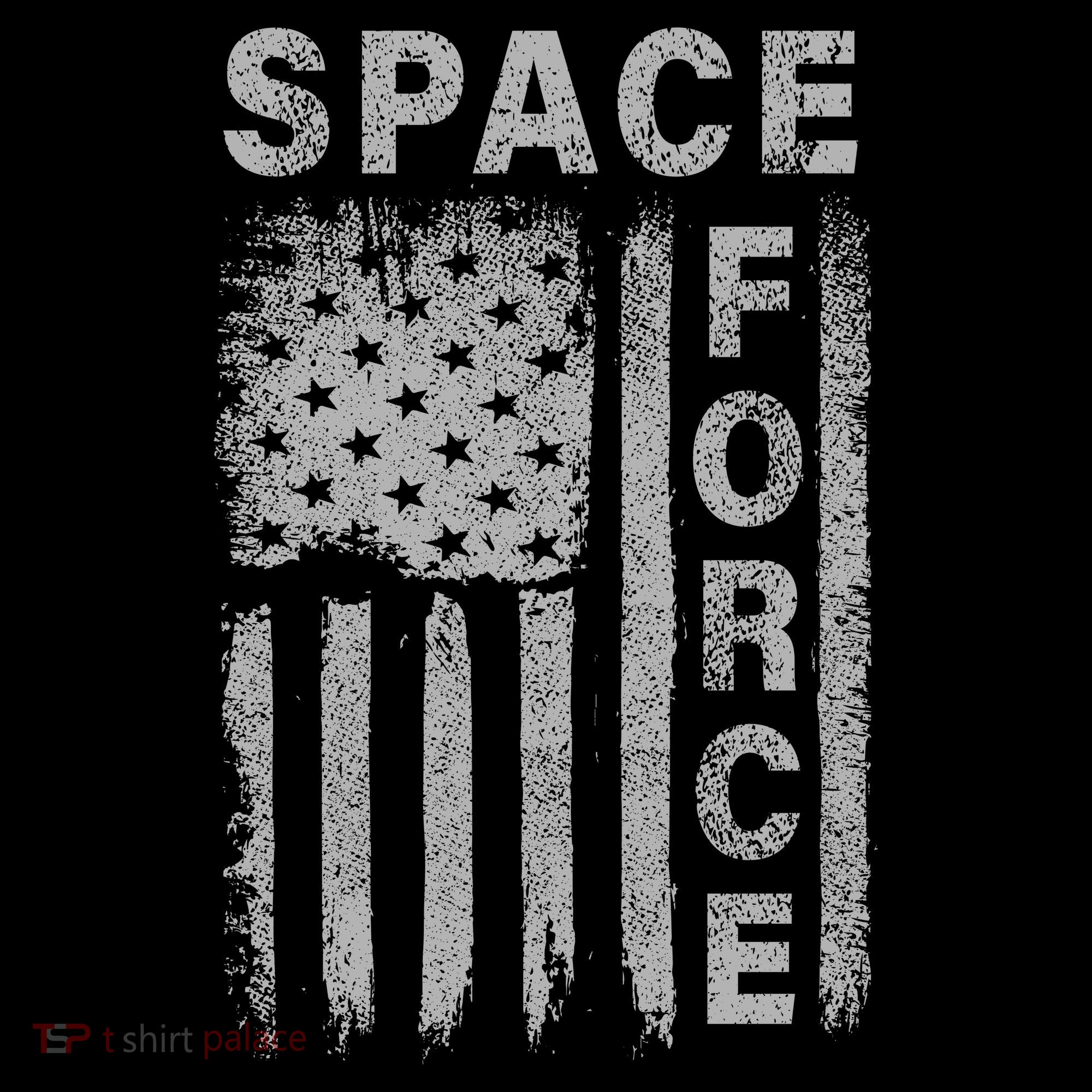 Space Force Grunge Flag Coffee Mug