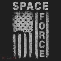 Space Force Grunge Flag Tumbler thumb 3