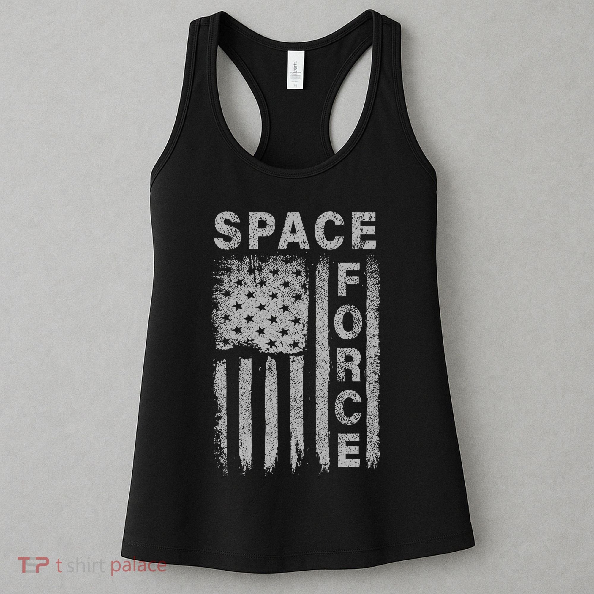 Space Force Grunge Flag Women's Tank Top