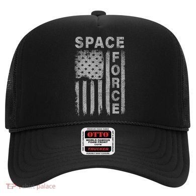 Space Force Grunge Flag Hat