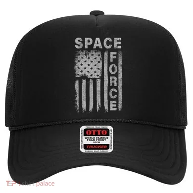 Space Force Grunge Flag Hat