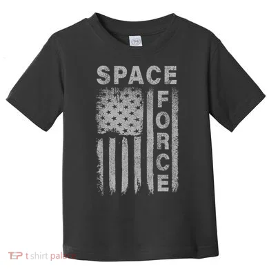 Space Force Grunge Flag Toddler T-Shirt