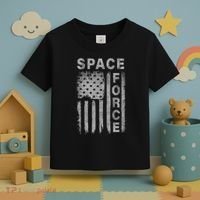 Space Force Grunge Flag Toddler T-Shirt thumb 3