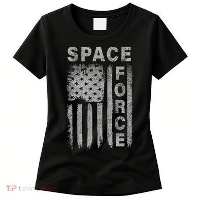 Space Force Grunge Flag Women's T-Shirt