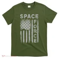 Space Force Grunge Flag T-Shirt thumb 0