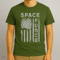 Space Force Grunge Flag T-Shirt thumb 3
