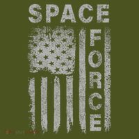 Space Force Grunge Flag T-Shirt thumb 7
