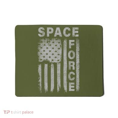 Space Force Grunge Flag Mousepad