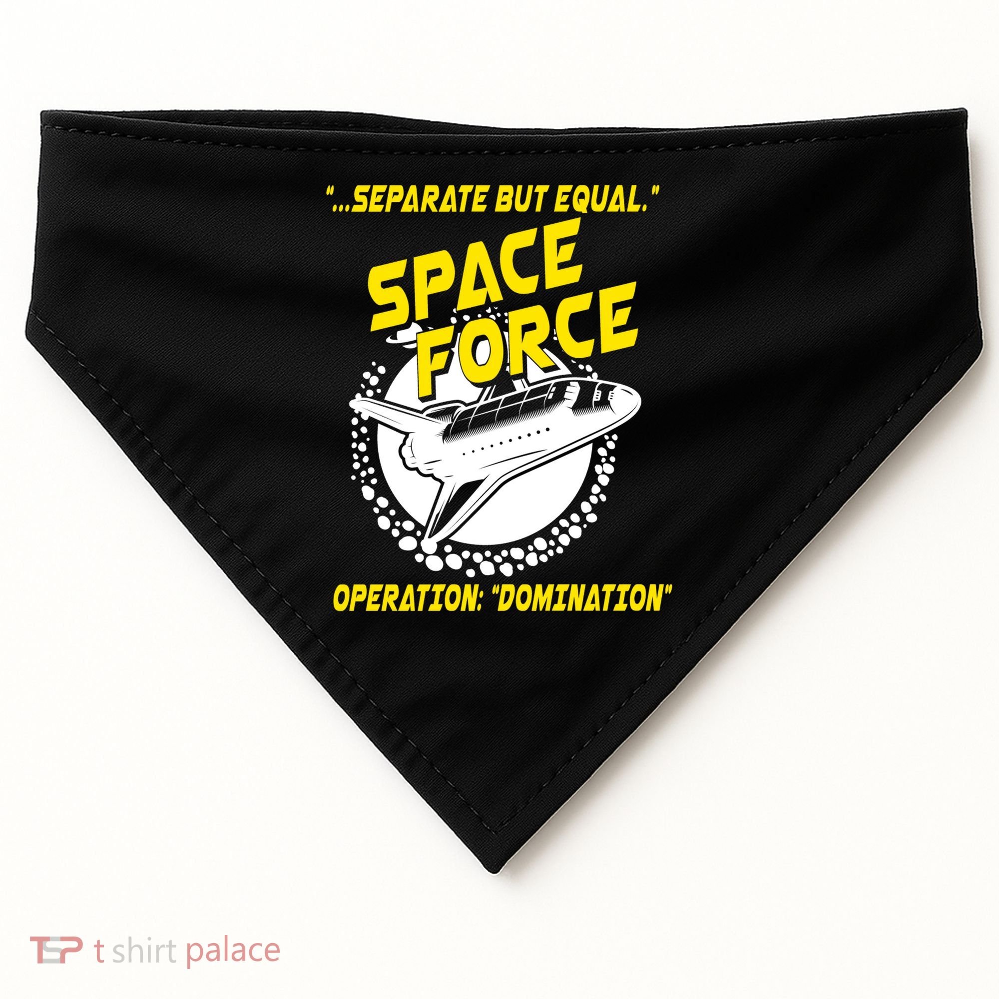 Space Force Operation Domination USA-Made Doggie Bandana