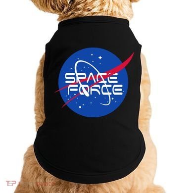 Space Force USA United States Logo Doggie Tank