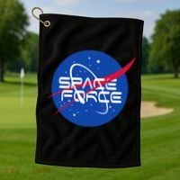 Space Force USA United States Logo Golf Towel thumb 1
