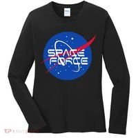 Space Force USA United States Logo Women's Long Sleeve Shirt thumb 0