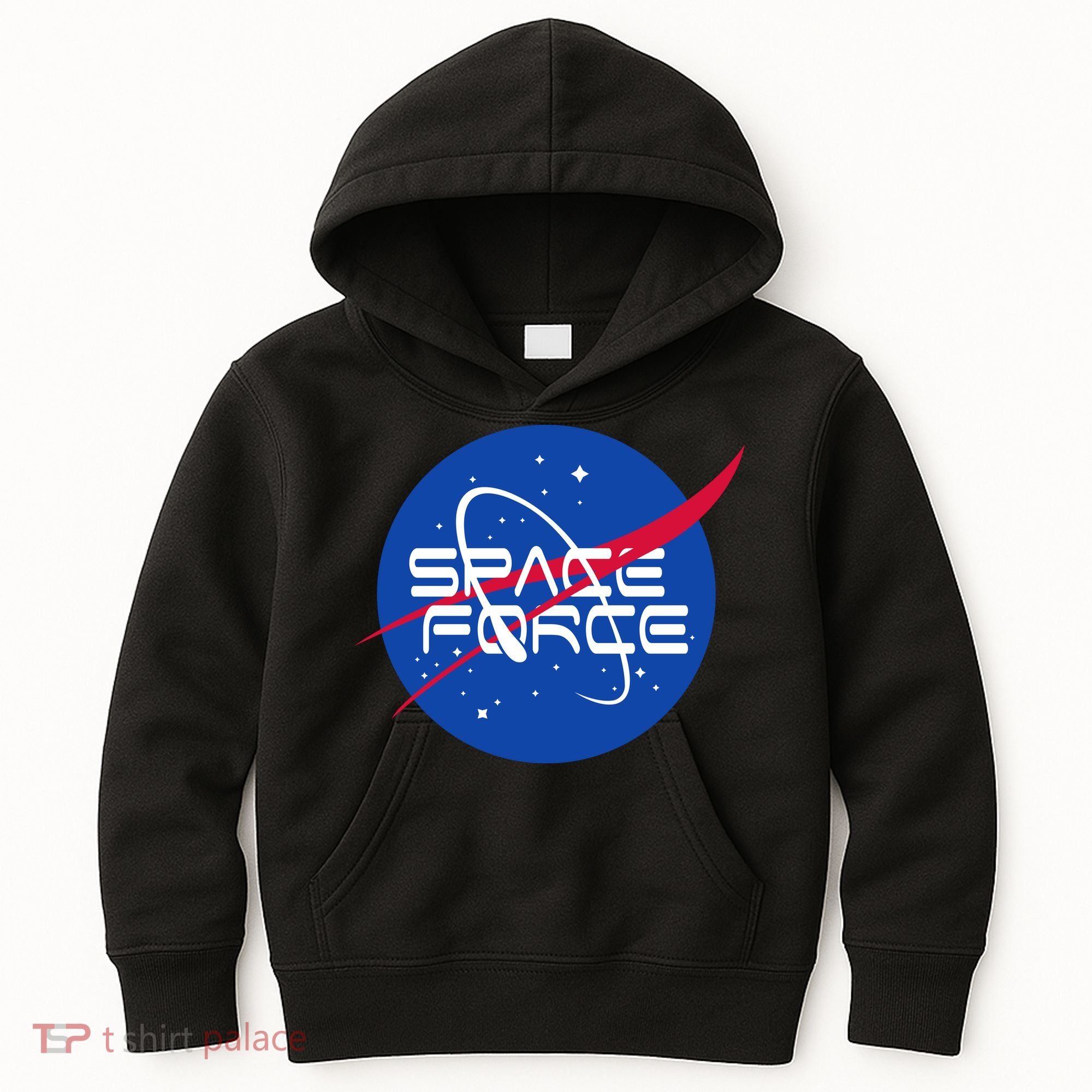 Space Force USA United States Logo Kids Hoodie