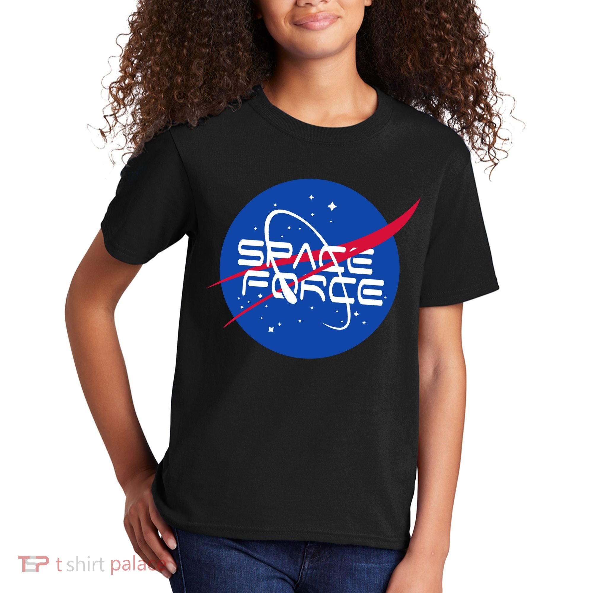 Space Force USA United States Logo Kids T-Shirt