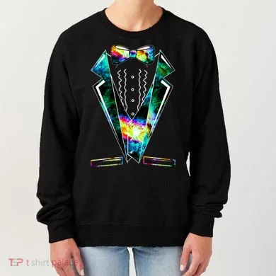 Space Galaxy Tuxedo Women's Sweatshirt