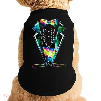 Space Galaxy Tuxedo Doggie Tank