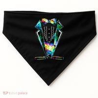 Space Galaxy Tuxedo USA-Made Doggie Bandana thumb 0