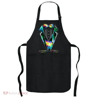 Space Galaxy Tuxedo Apron