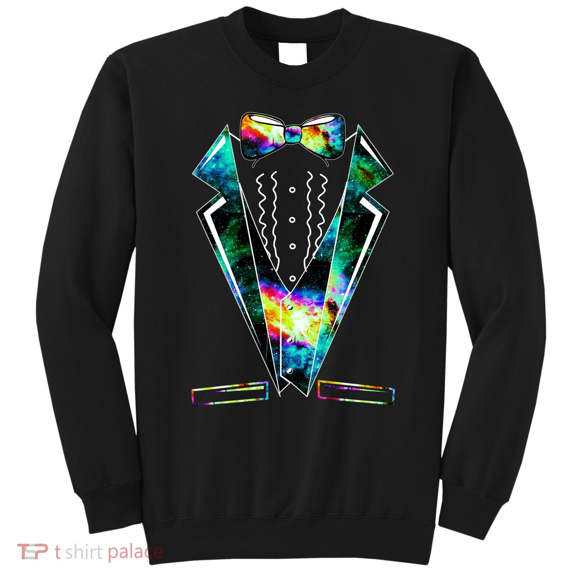 Space Galaxy Tuxedo Sweatshirt