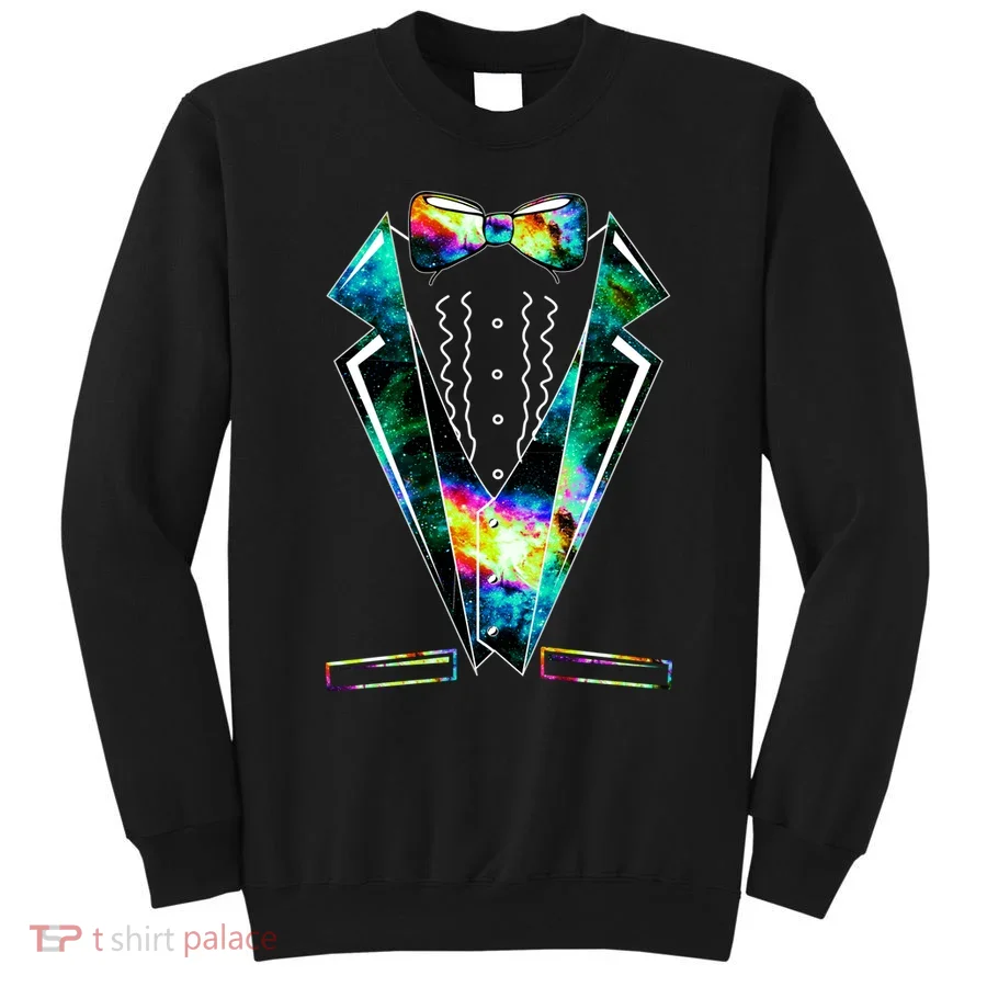 Space Galaxy Tuxedo Sweatshirt