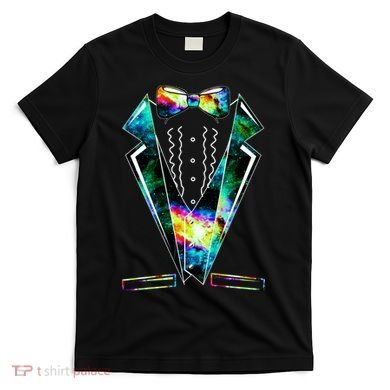 Space Galaxy Tuxedo T-Shirt