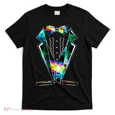 Space Galaxy Tuxedo T-Shirt