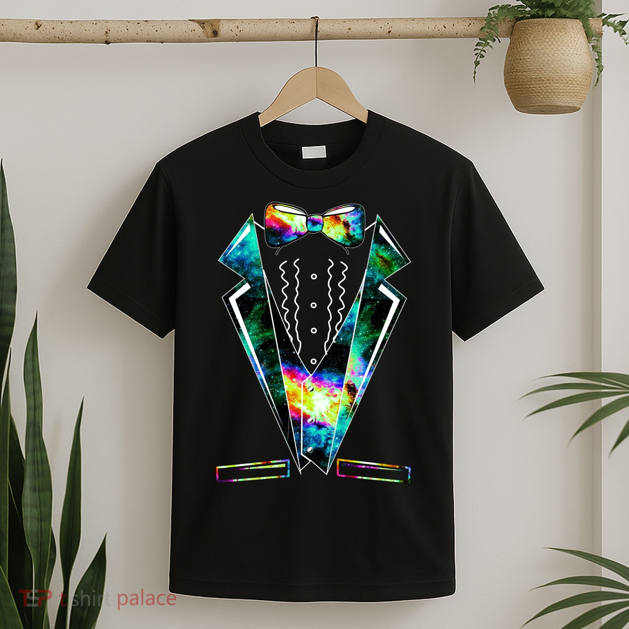 Space Galaxy Tuxedo T-Shirt