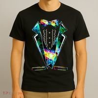 Space Galaxy Tuxedo T-Shirt thumb 3