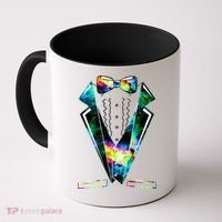 Space Galaxy Tuxedo Coffee Mug thumb 0