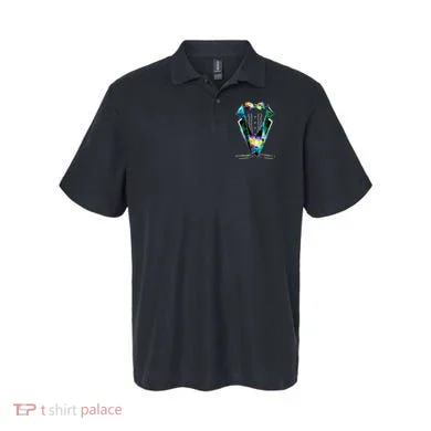Space Galaxy Tuxedo Polo