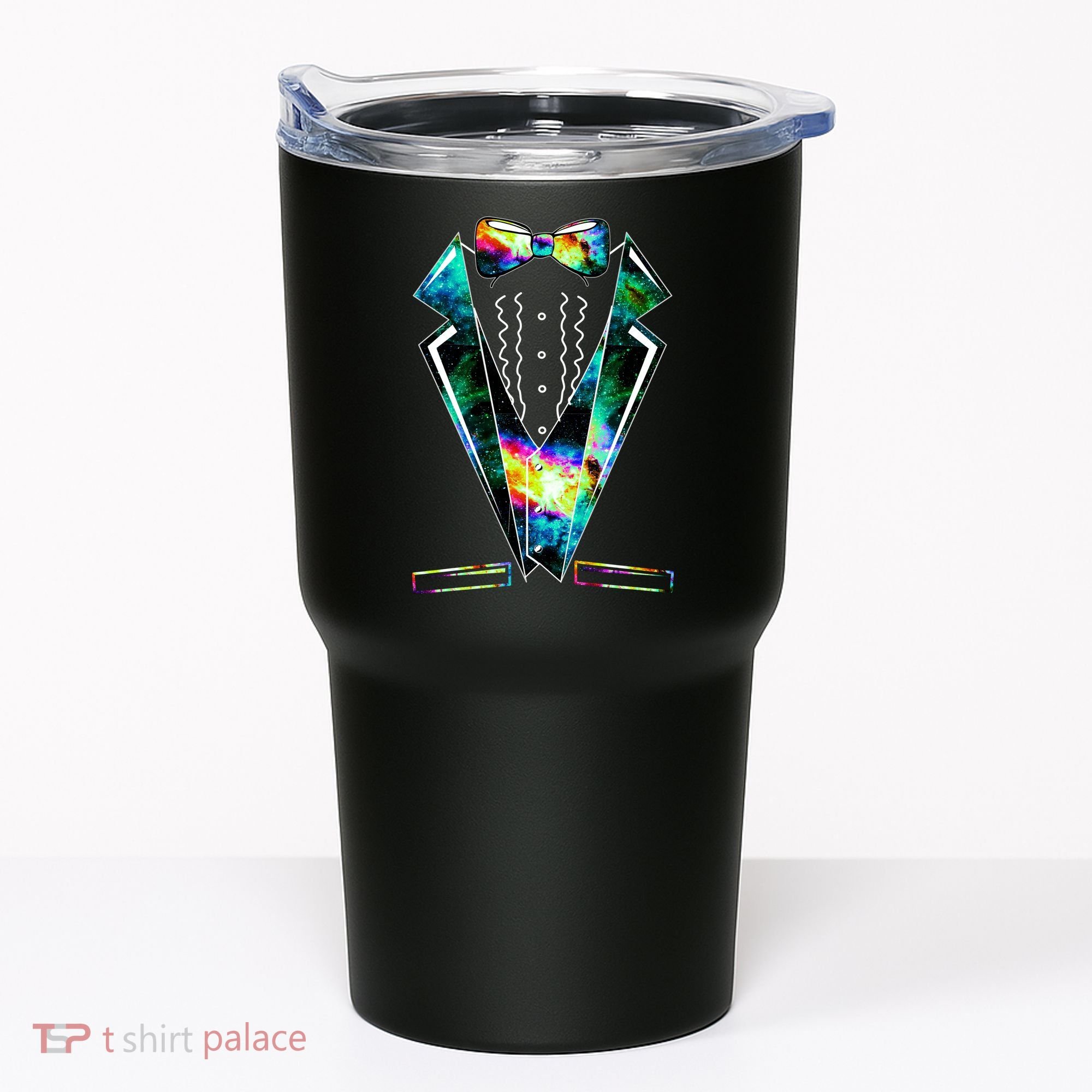 Space Galaxy Tuxedo Tumbler