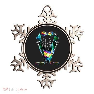 Space Galaxy Tuxedo Ornament